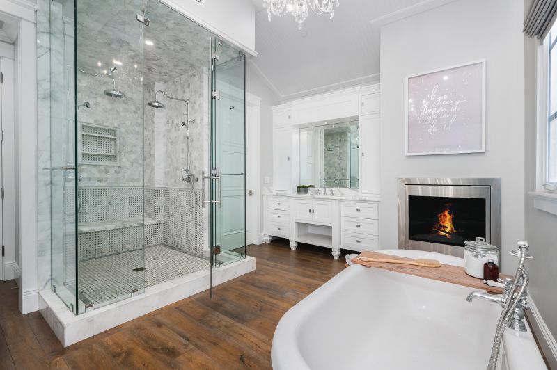 Elegant Bathtub to Shower Conversions